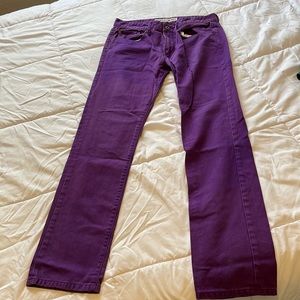 Purple express jeans